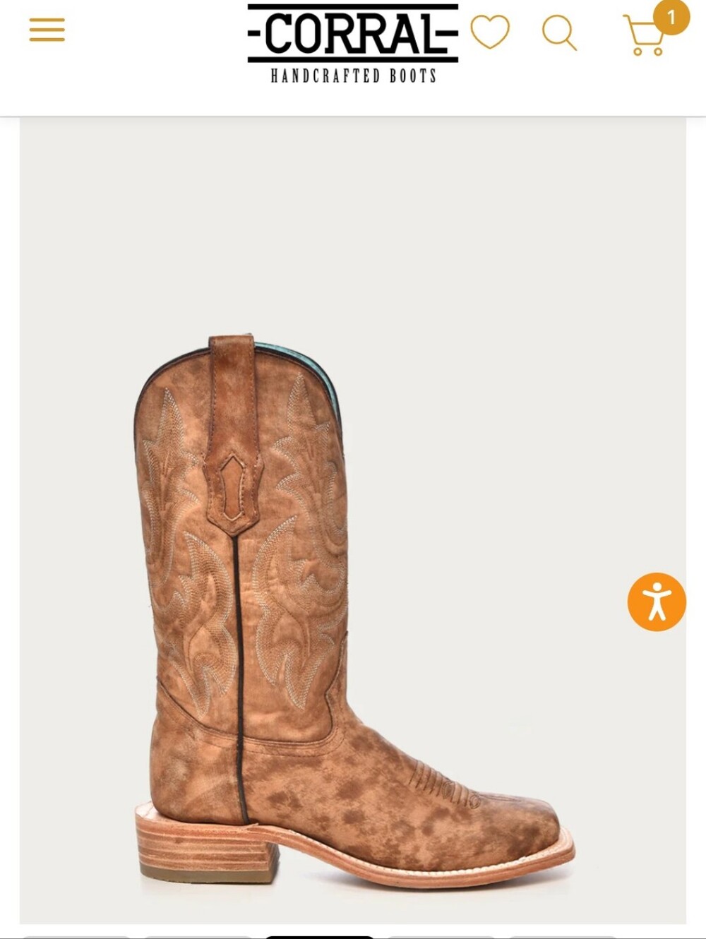 Corral Womens Embroideref Cowboy Boots